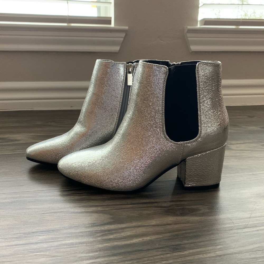Silver Booties, NWOT